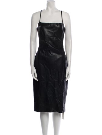 L'Agence Square Neckline Mini Dress