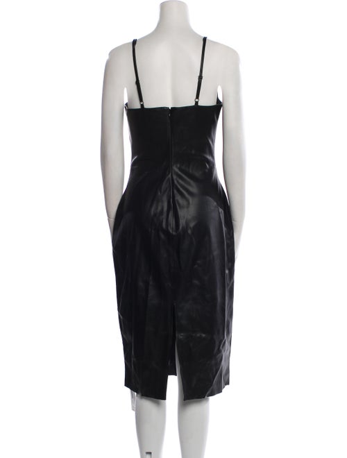 L'Agence Square Neckline Mini Dress