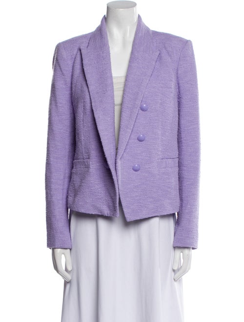 L'Agence Tweed Pattern Blazer
