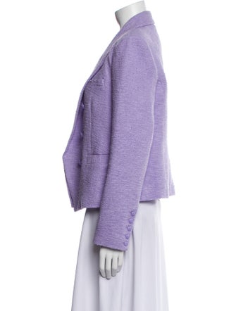 L'Agence Tweed Pattern Blazer