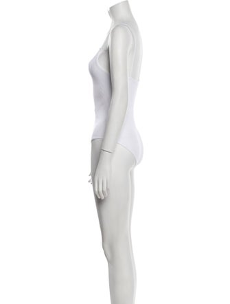 L'Agence Square Neckline Sleeveless Bodysuit