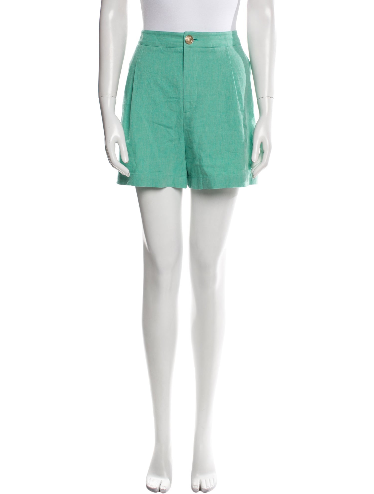 L'Agence Linen Mini Shorts
