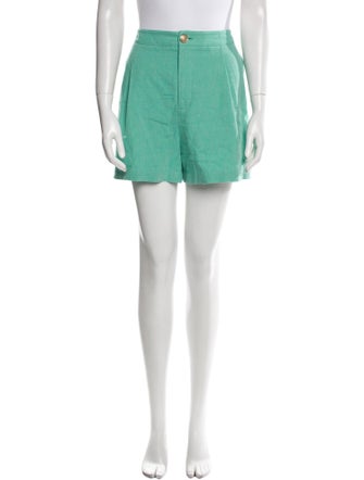 L'Agence Linen Mini Shorts
