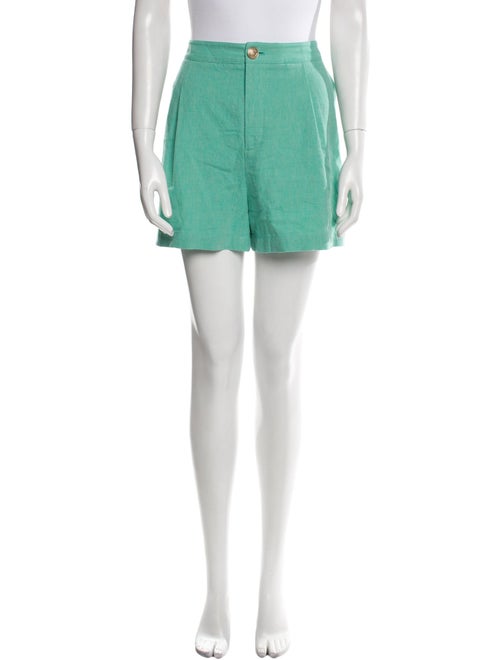 L'Agence Linen Mini Shorts