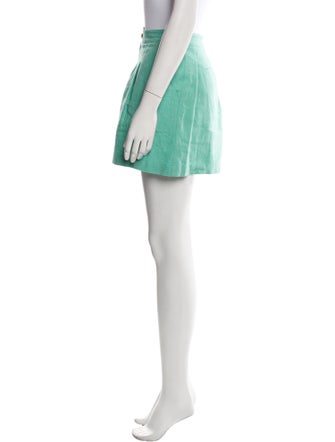 L'Agence Linen Mini Shorts