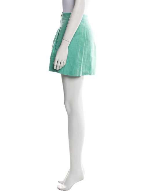 L'Agence Linen Mini Shorts