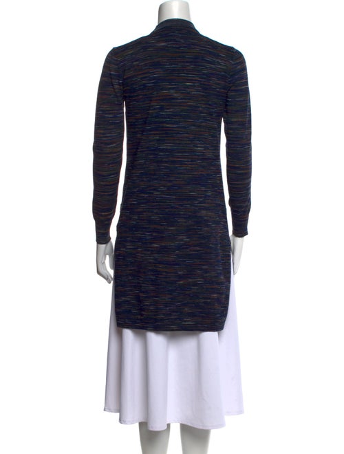 L'Agence Striped V-Neck Sweater