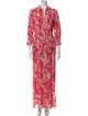 L'Agence Silk Long Dress