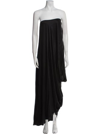 L'Agence Strapless Long Dress