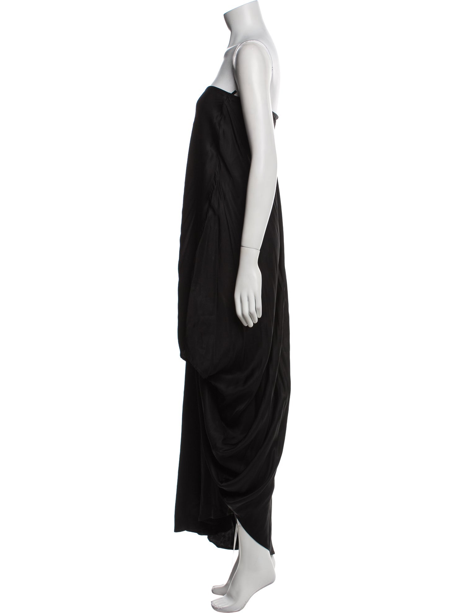 L'Agence Strapless Long Dress