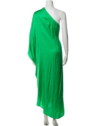 L'Agence One-Shoulder Long Dress