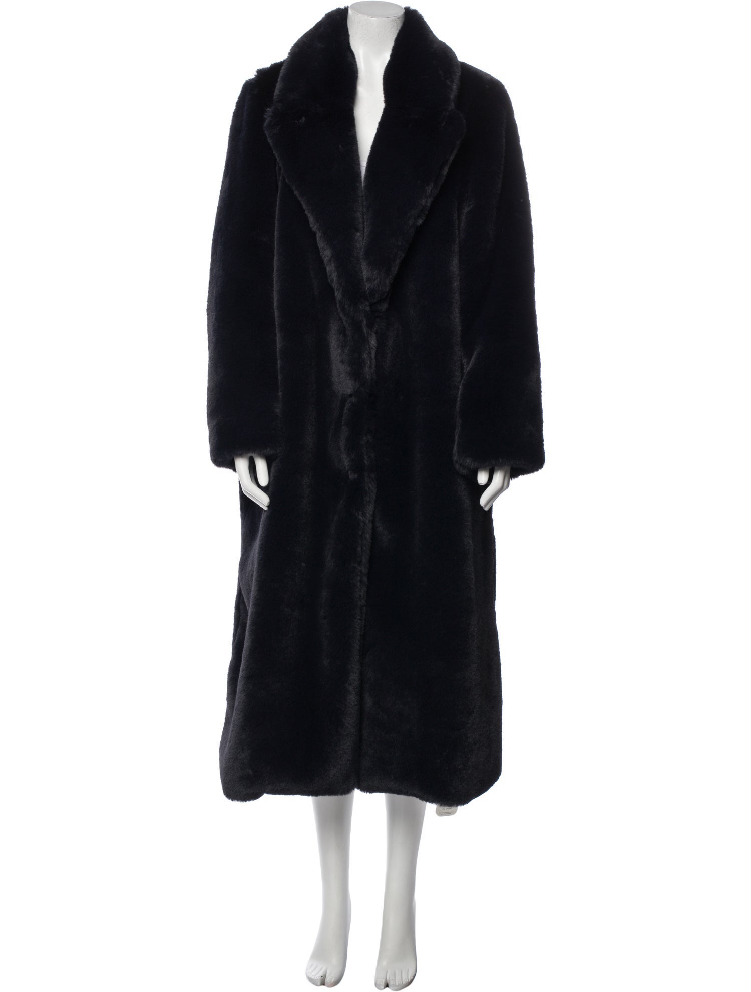 L'Agence Faux Fur Coat w/ Tags