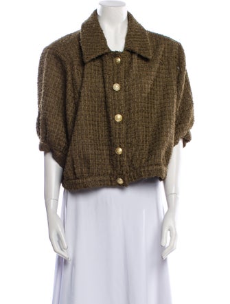 L'Agence Tweed Pattern Bolero