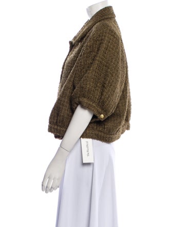 L'Agence Tweed Pattern Bolero