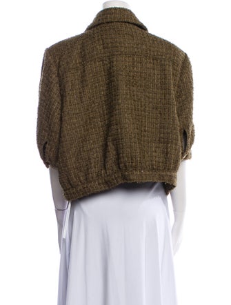 L'Agence Tweed Pattern Bolero