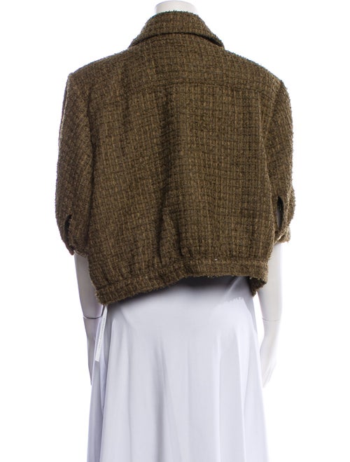 L'Agence Tweed Pattern Bolero