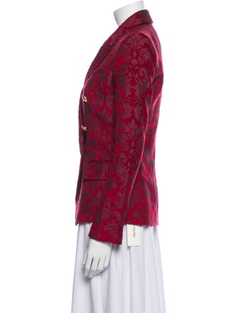 L'Agence Plaid Print Blazer