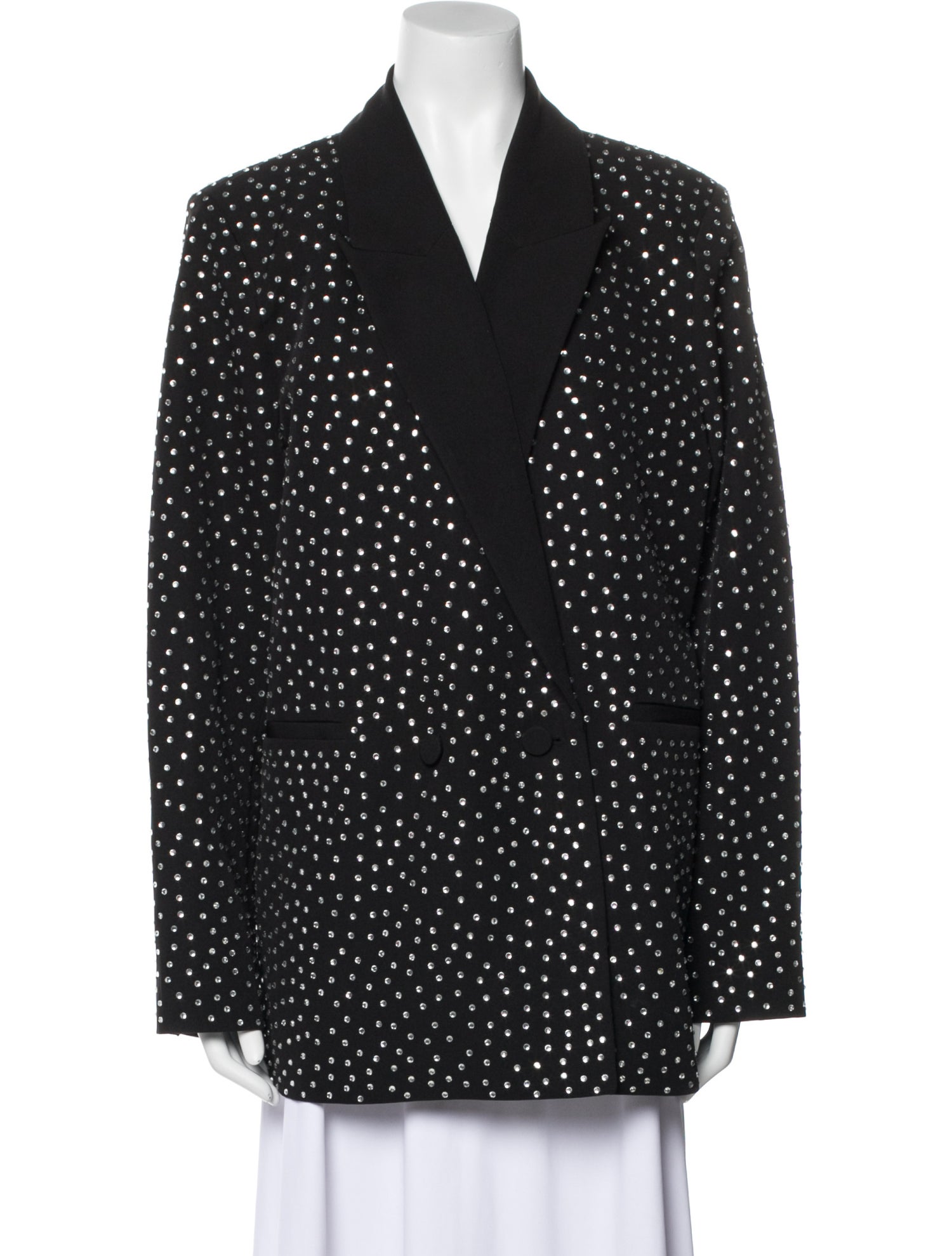 L'Agence Polka Dot Print Blazer