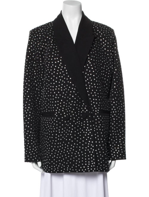 L'Agence Polka Dot Print Blazer