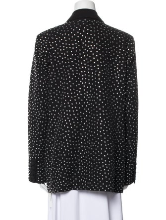 L'Agence Polka Dot Print Blazer