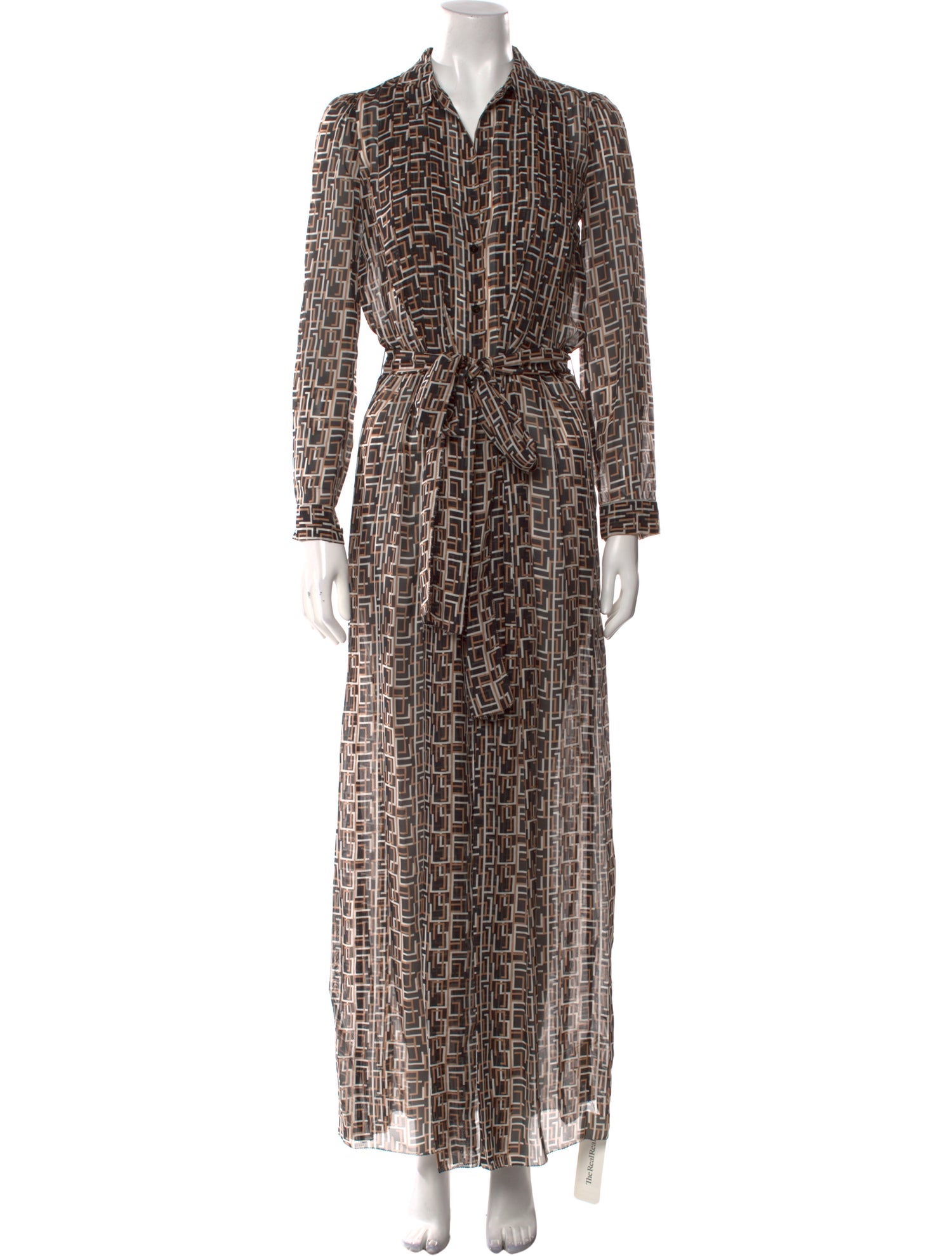 L'Agence Silk Long Dress w/ Tags