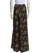 L'Agence Floral Print Wide Leg Pants