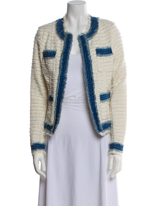 L'Agence Tweed Pattern Jacket