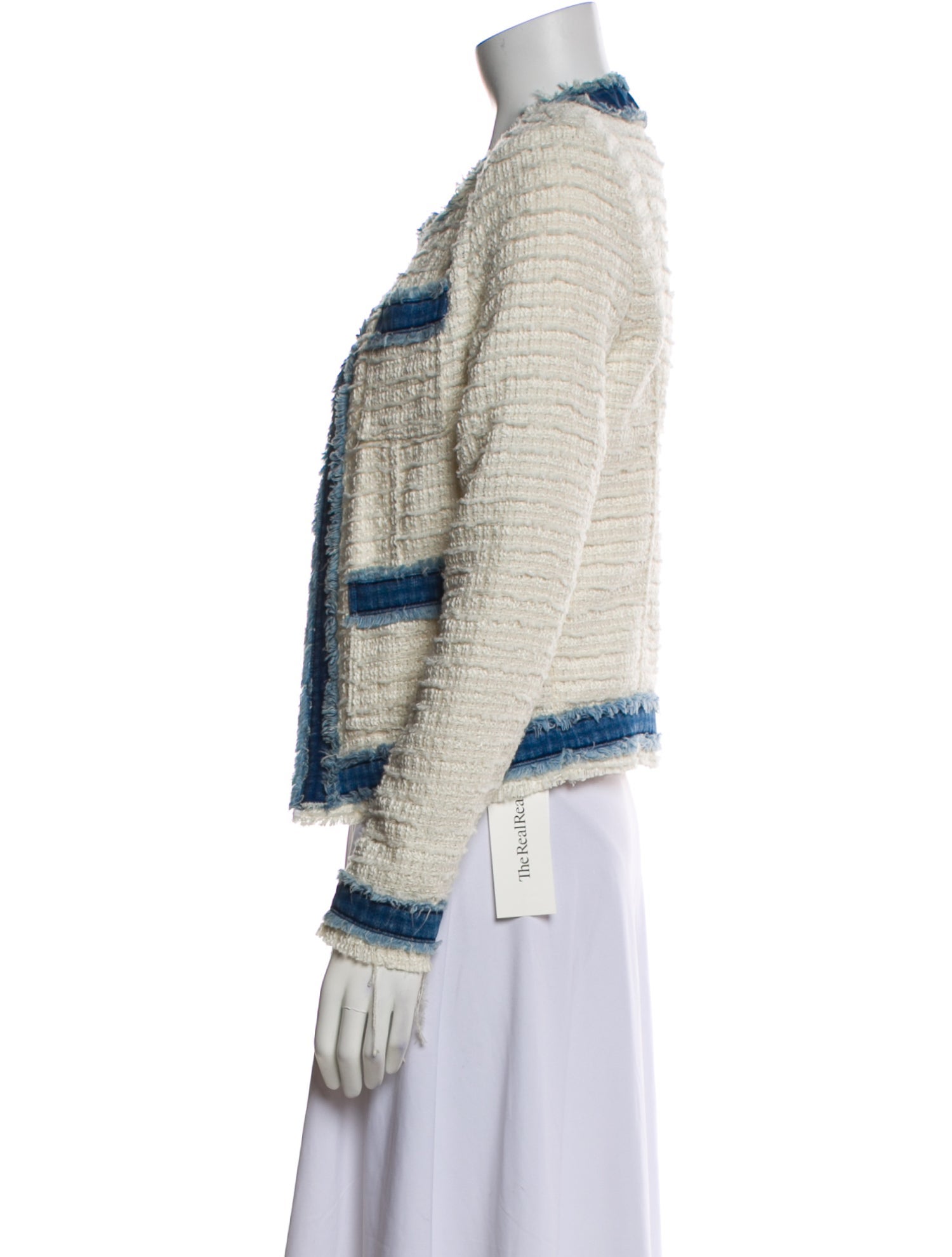 L'Agence Tweed Pattern Jacket