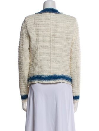 L'Agence Tweed Pattern Jacket