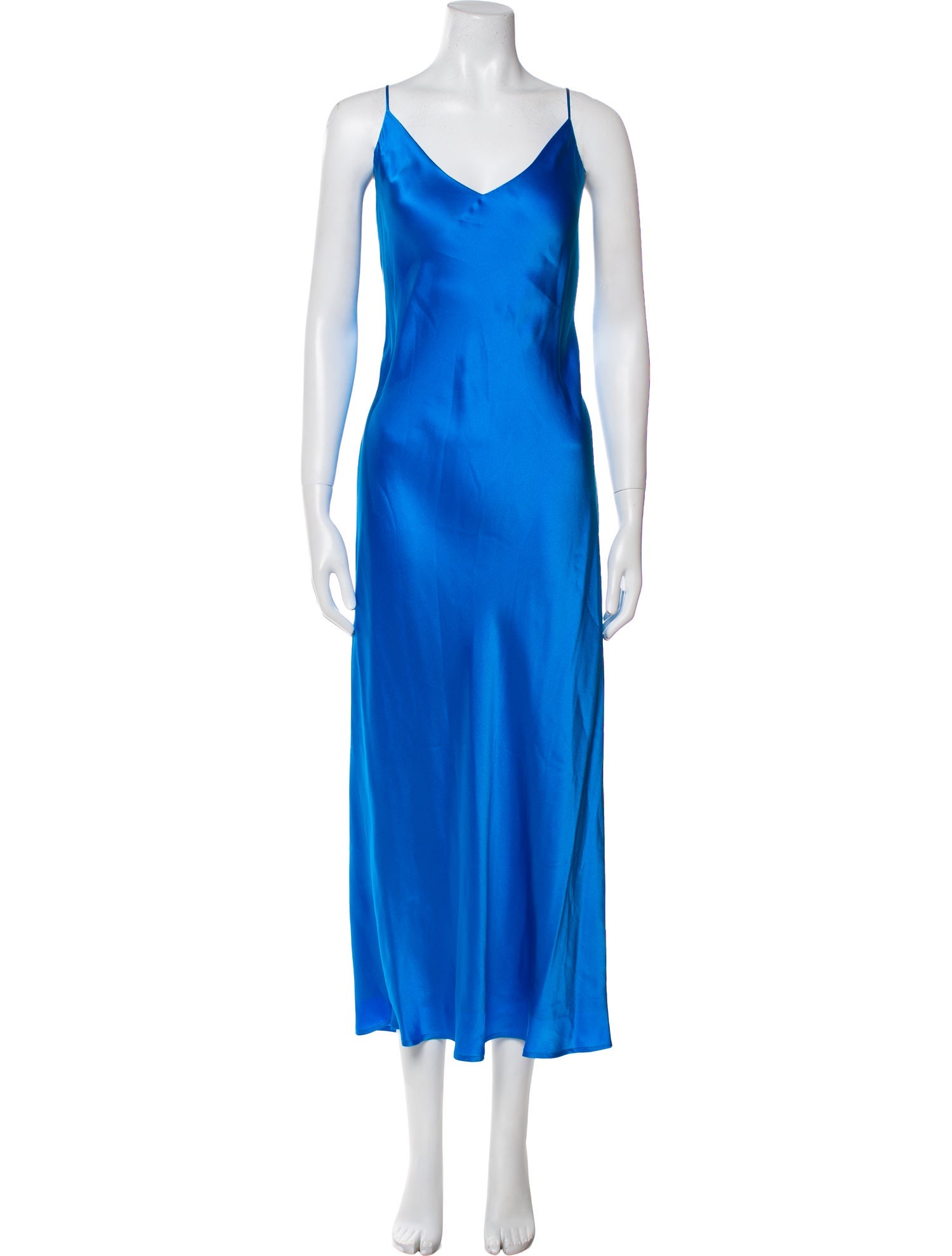 L'Agence Silk Long Dress