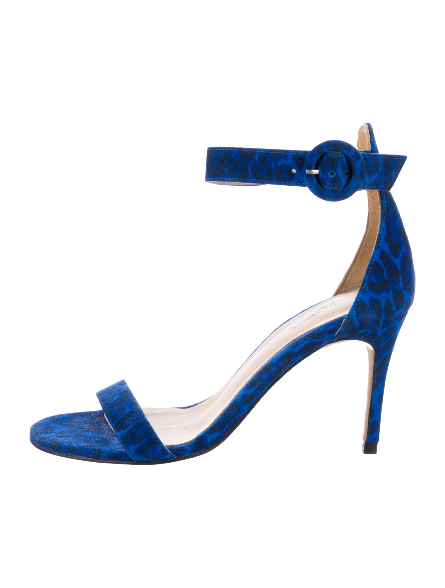L'Agence Suede Sandals