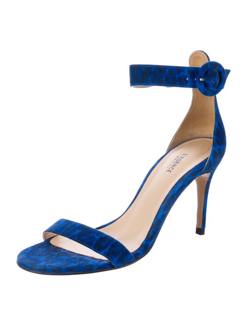 L'Agence Suede Sandals