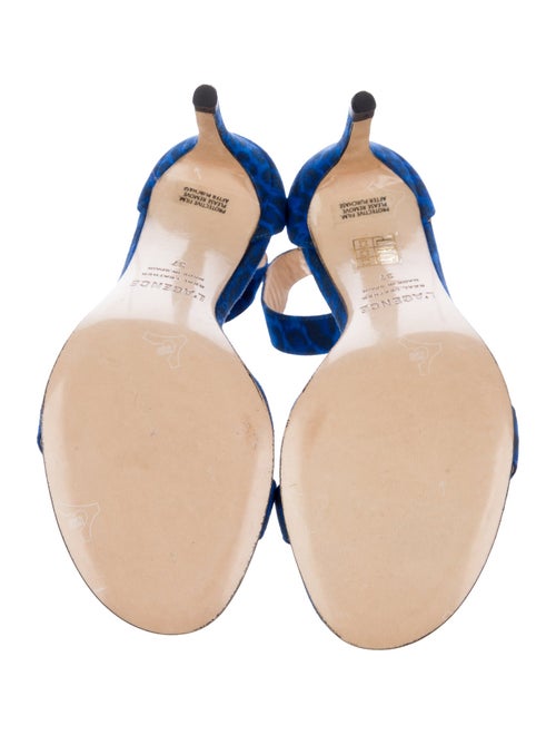 L'Agence Suede Sandals