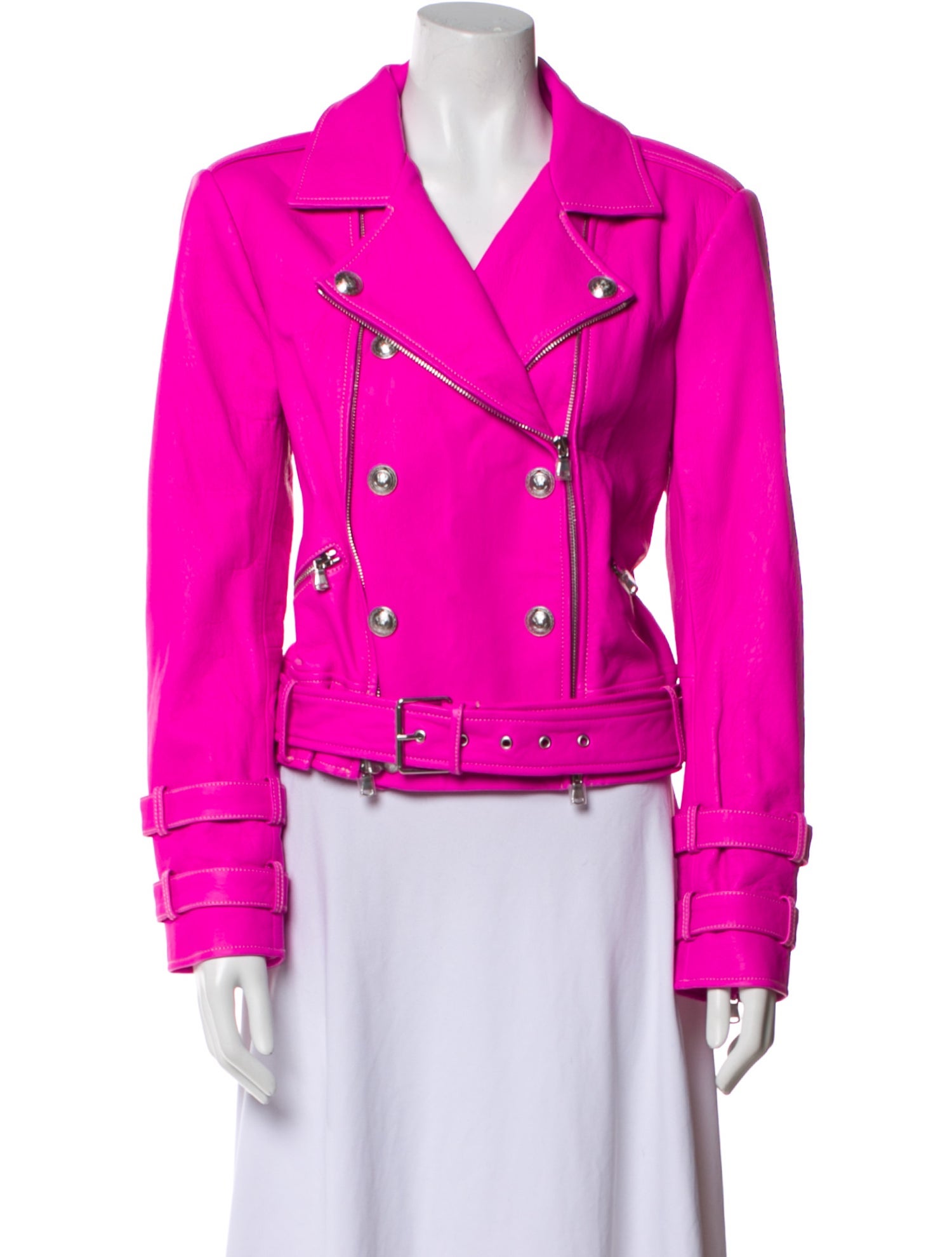 L'Agence Leather Biker Jacket w/ Tags