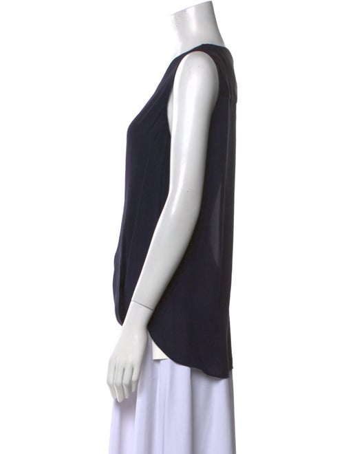 L'Agence Silk V-Neck Blouse