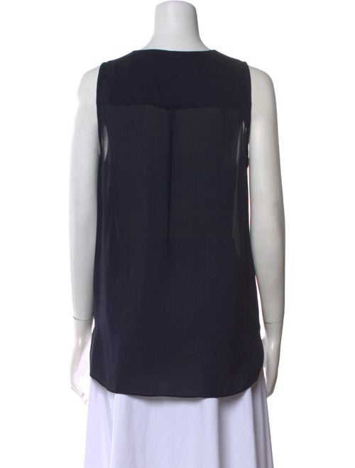 L'Agence Silk V-Neck Blouse