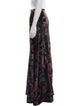 L'Agence Paisley Print Long Skirt