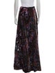 L'Agence Paisley Print Long Skirt