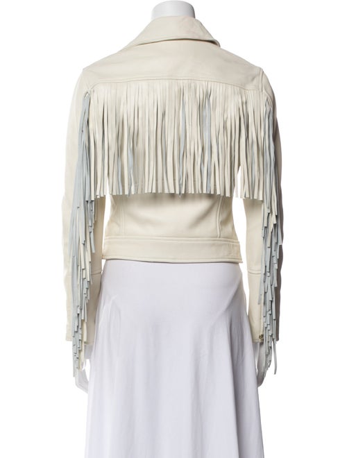 L'Agence Leather Biker Jacket