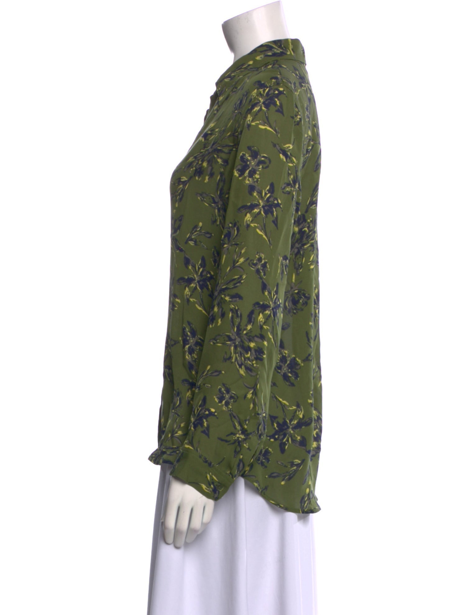 L'Agence Silk Printed Top