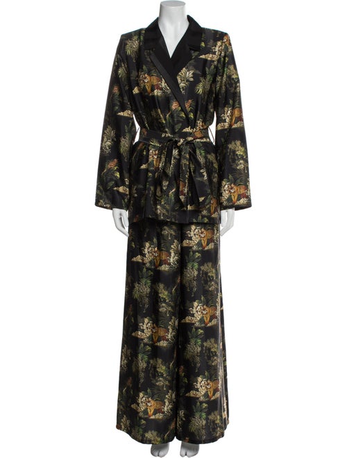 L'Agence Printed Pantsuit