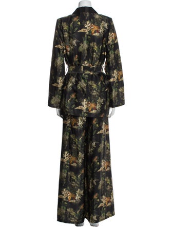 L'Agence Printed Pantsuit