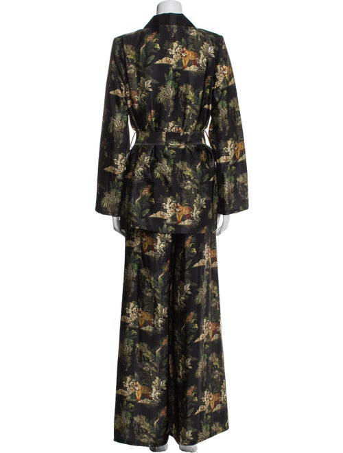 L'Agence Printed Pantsuit