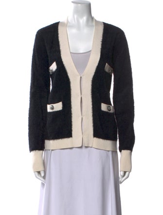 L'Agence Nylon Colorblock Pattern Sweater