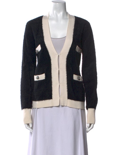 L'Agence Nylon Colorblock Pattern Sweater