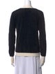 L'Agence Nylon Colorblock Pattern Sweater