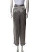 L'Agence Silk Straight Leg Pants