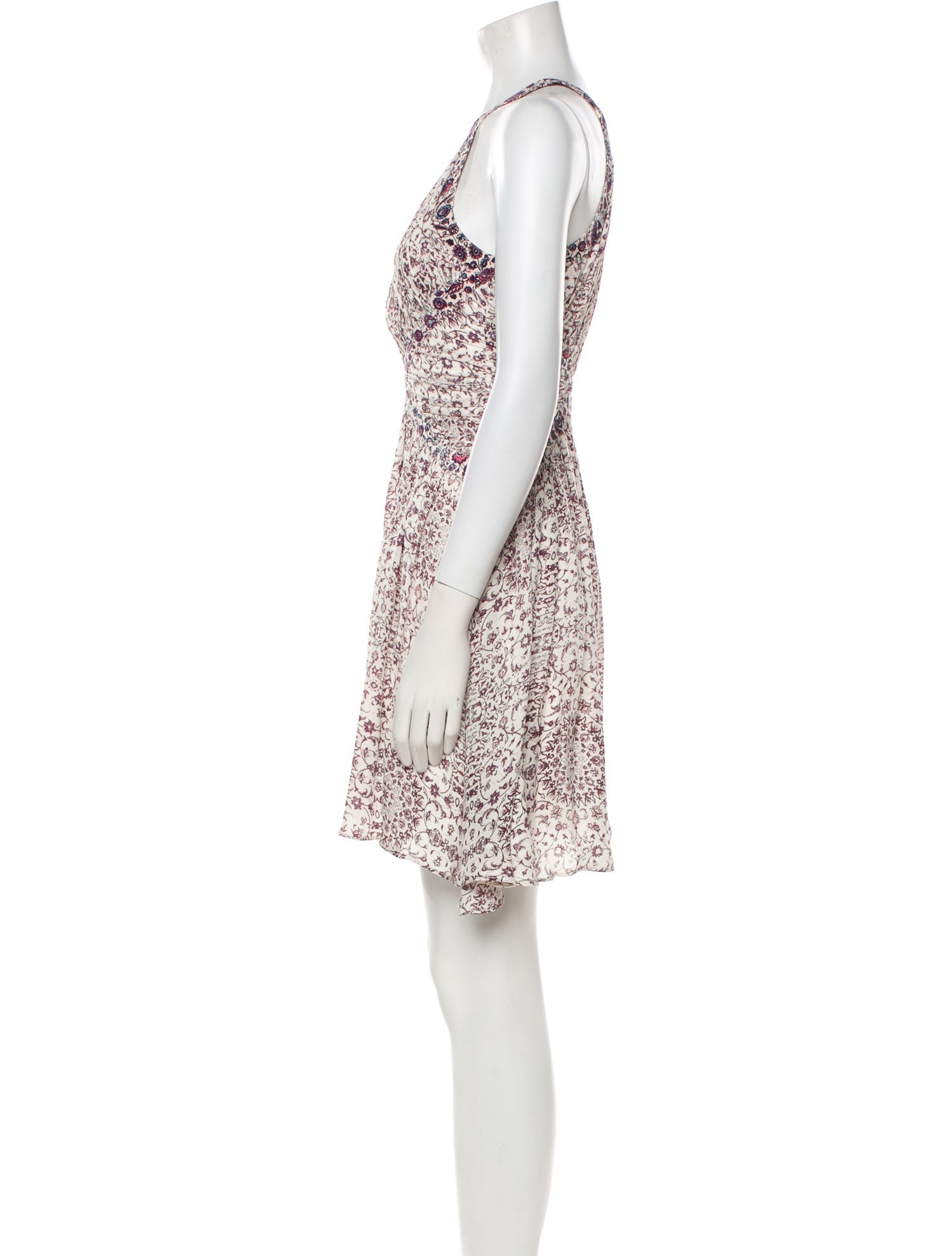L'Agence Lace Pattern Knee-Length Dress