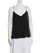 L'Agence Silk V-Neck Top