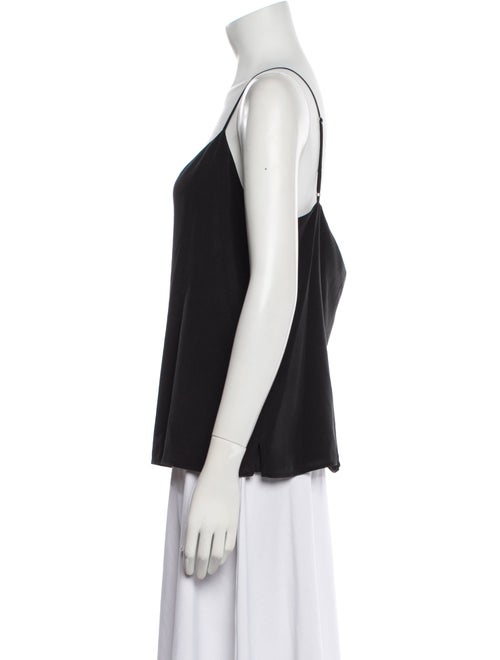 L'Agence Silk V-Neck Top